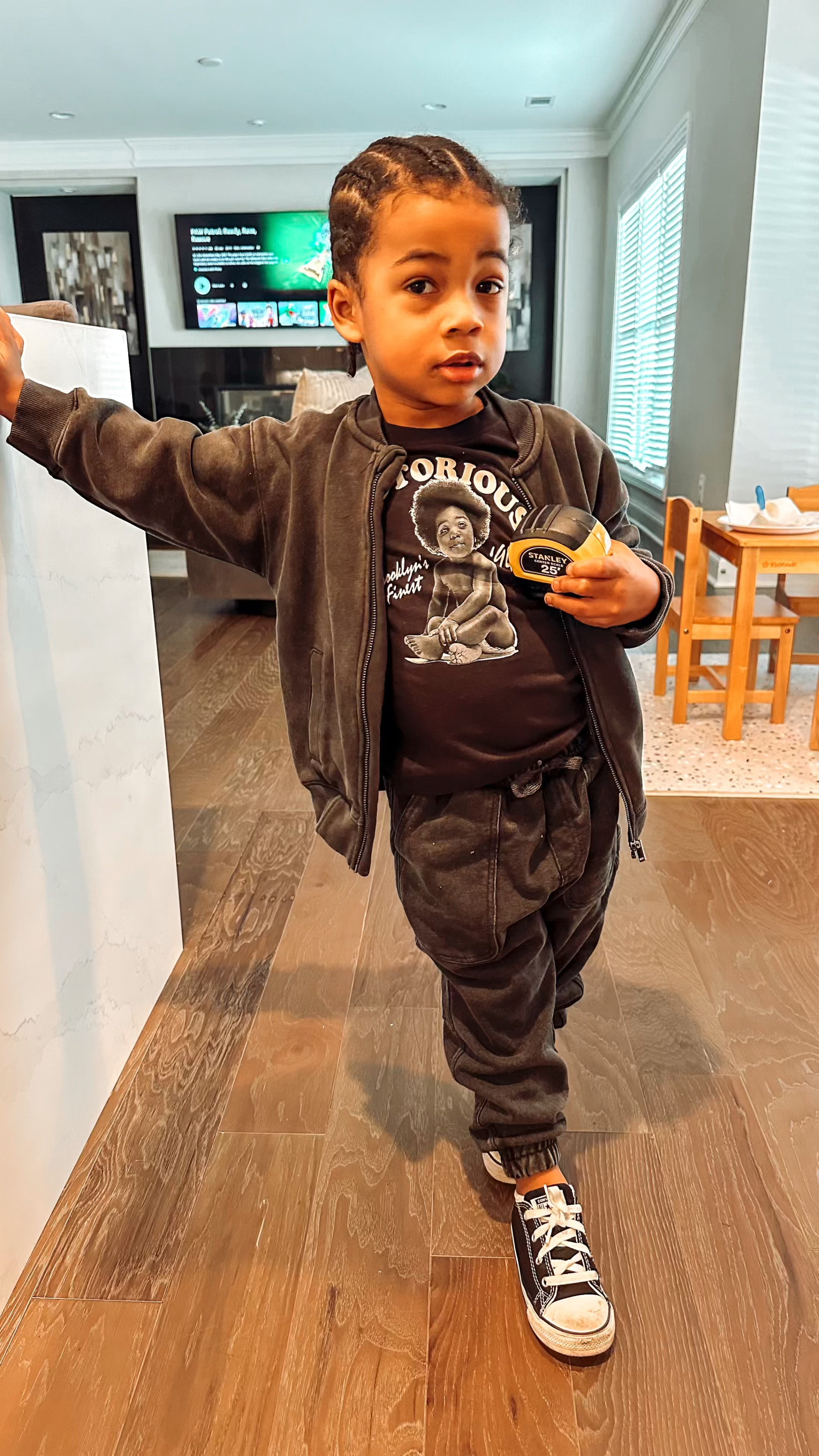 Little homebody was giving adorable streetwear vibes this morning. 

Shop this look now for your toddler. 

#LTKbaby #LTKkids #LTKfamily