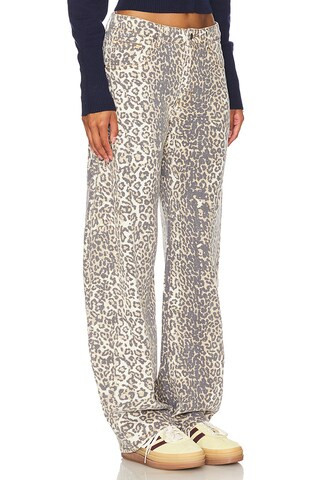 Horseshoe Jean in Leopard Fade | Revolve Clothing (Global)