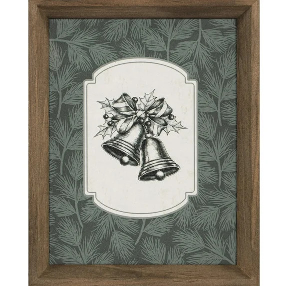 My Texas House Holiday Bells Framed Holiday Wall Art 8x10 - Walmart.com | Walmart (US)