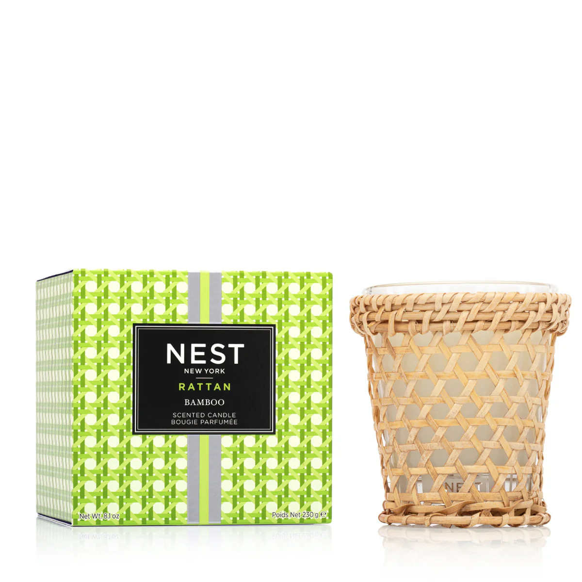 Nest Bamboo Rattan Candle | Furbish Studio