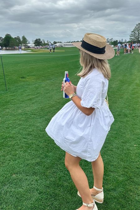 White mini puff sleeve dress (size small) 

White dress / spring dress / golf tournament outfit / masters outfit 

#LTKSeasonal #LTKwedding #LTKmidsize