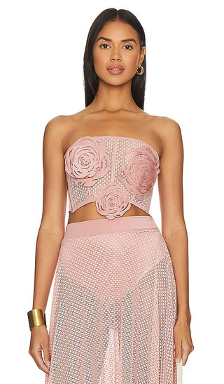 Jardin De Las Rosas Crop Top | Revolve Clothing (Global)