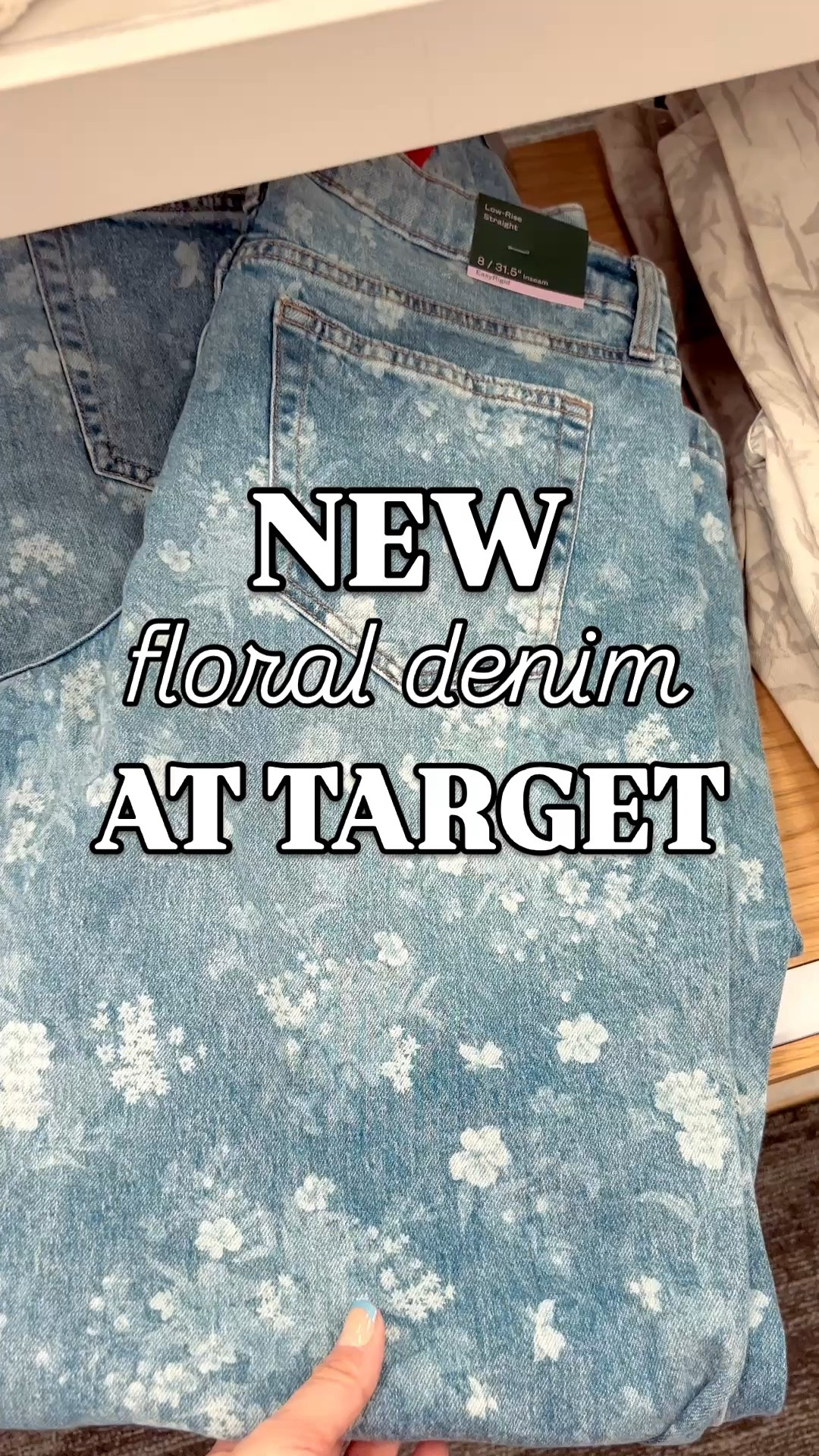 New floral denim at Target 