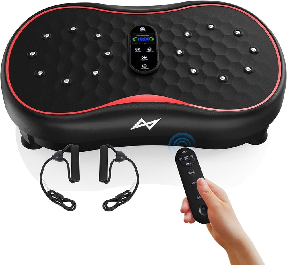 AXV Vibration Plate Fitness Platform Exercise Machine Vibrating Shaking Full Body Shaker Workout ... | Amazon (US)
