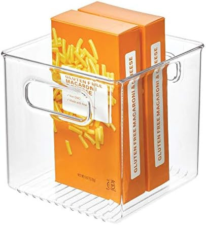 iDesign BPA-Free Plastic Deep Kitchen Storage Bin with Handles, Small | Amazon (US)