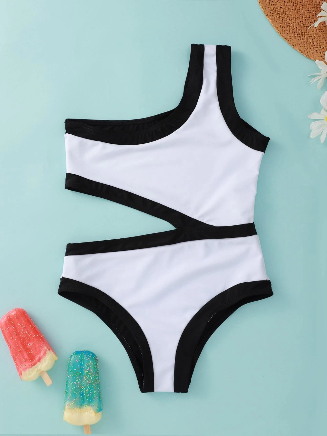 Toddler Girls Cut-out One Piece Swimsuit | SHEIN