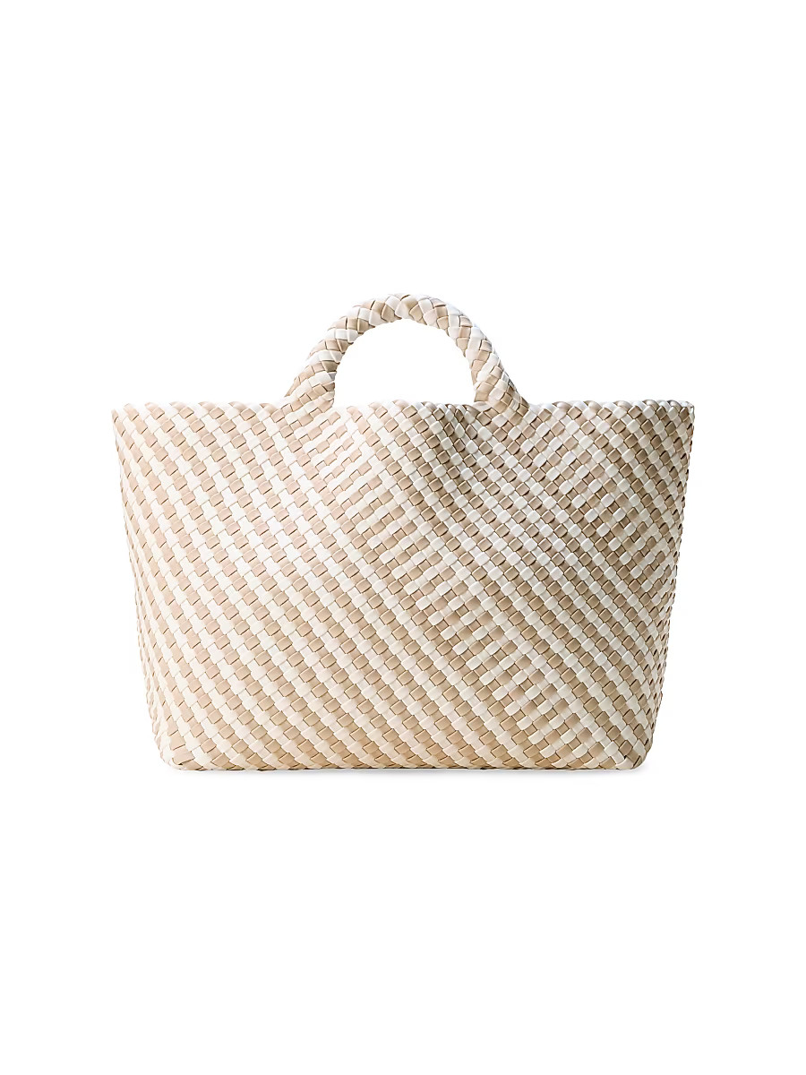 Women's St. Barths Large Striped Geo Tote Bag - Mykonos | Saks Fifth Avenue