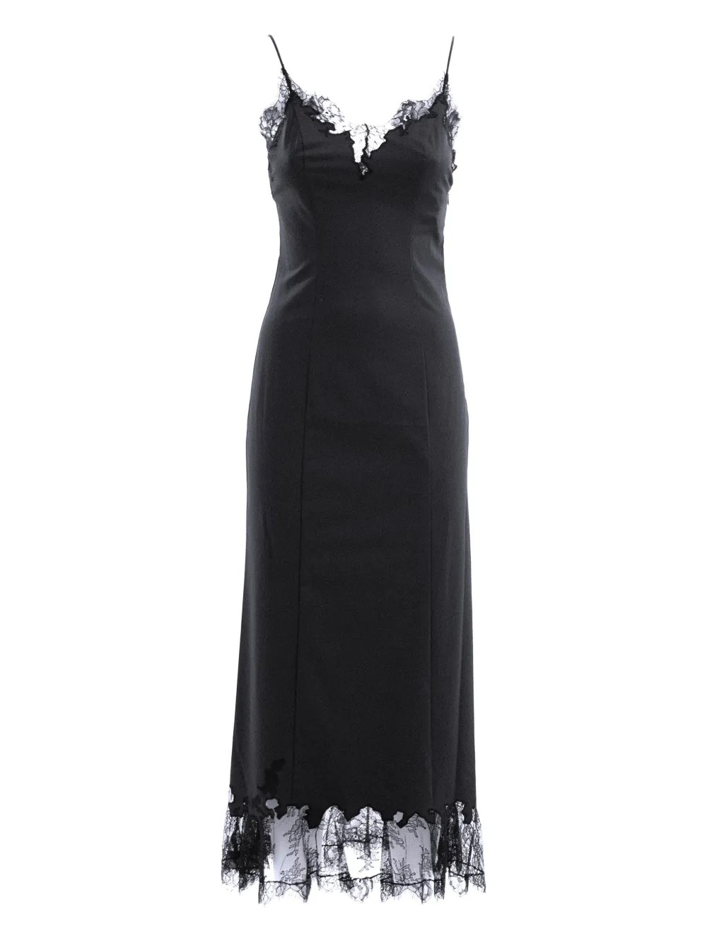 lace trim maxi dress | Farfetch Global