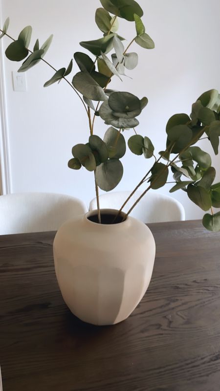 Love seeing this on our dining room table.  Faux eucalyptus branches are gorgeous! 

#LTKfamily #LTKFind #LTKhome