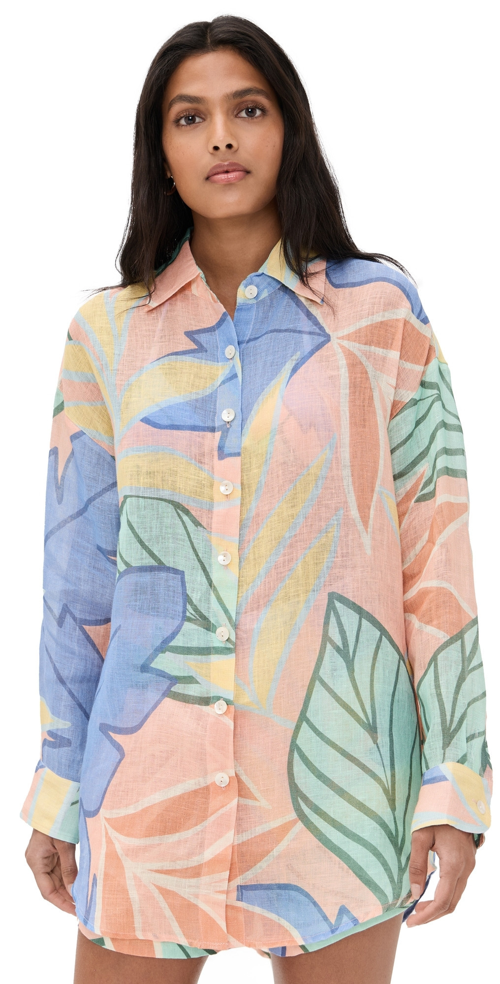Vitamin A Playa Boyfriend Shirt Retro Jungle S | Shopbop