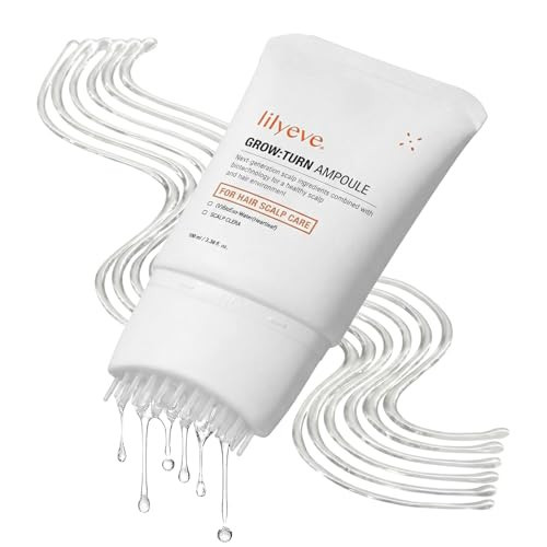 lilyeve GROWTURN Hair Growth Serum with Built-in Brush, Heartleaf-Derived Exosomes to Revitalize, Scalp Massager, Korean Hair Care, 3.38 fl. oz. (Pack of 1) | Amazon (US)