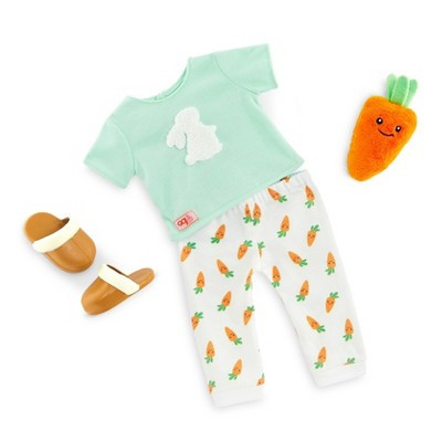 Our Generation Bedtime Bunny Pajama Outfit for 18" Boy Dolls | Target