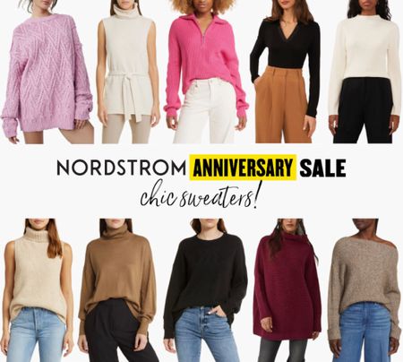 Favorite sweaters in the Nordstrom Anniversary Sale! 
.
Turtleneck oversized sweater cashmere mock neck sweater crewneck sweater fall outfits

#LTKsalealert #LTKxNSale #LTKFind