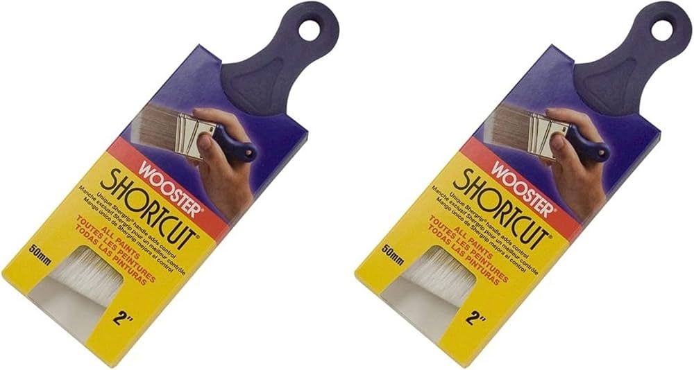 WB Q3211-2 Shortcut Angle Sash Paintbrush, 2-Inch, White, Pack of 2 | Amazon (US)