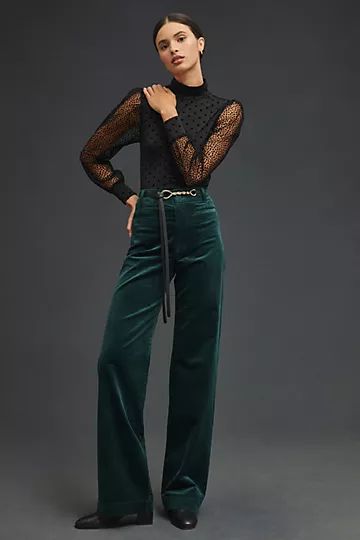 The Colette Wide-Leg Corduroy Pants | Anthropologie (US)