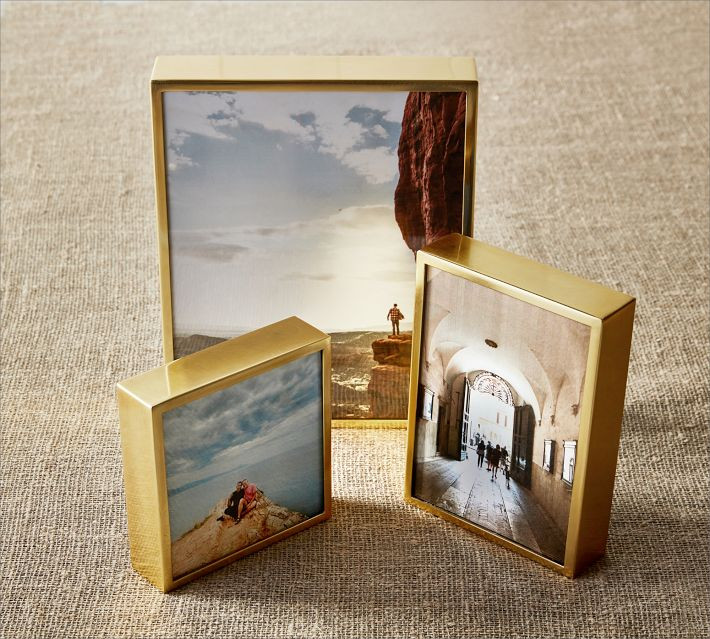Hagen Picture Frame, Brass, 8"" x 10 | Pottery Barn (US)
