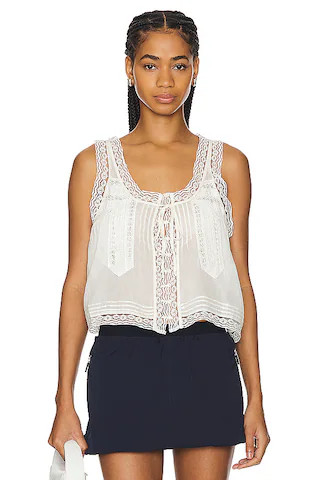 Free People x REVOLVE Evermore Tank in Ivory from Revolve.com | Revolve Clothing (Global)