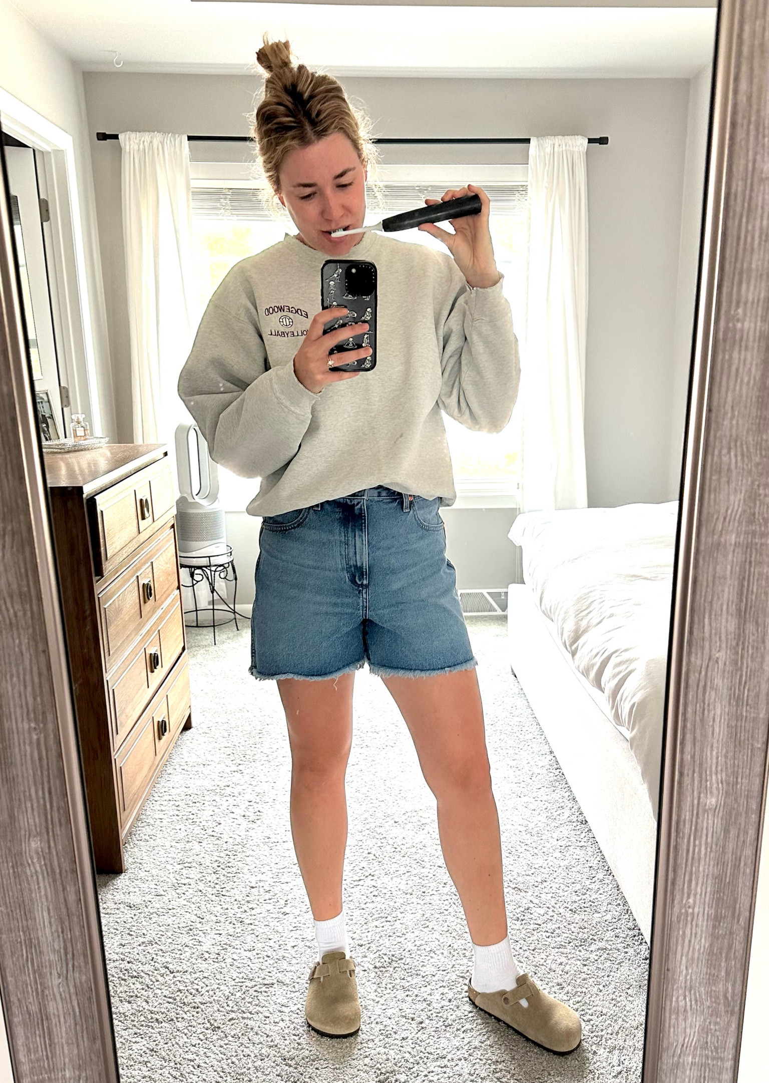 Denim shorts | summer outfit | casual outfit | styling denim shorts 

#LTKunder100 #LTKstyletip