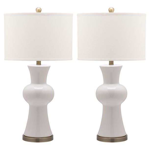 Safavieh Lola 30 in. H Column Ceramic Table Lamp, Set of 2 | Walmart (US)