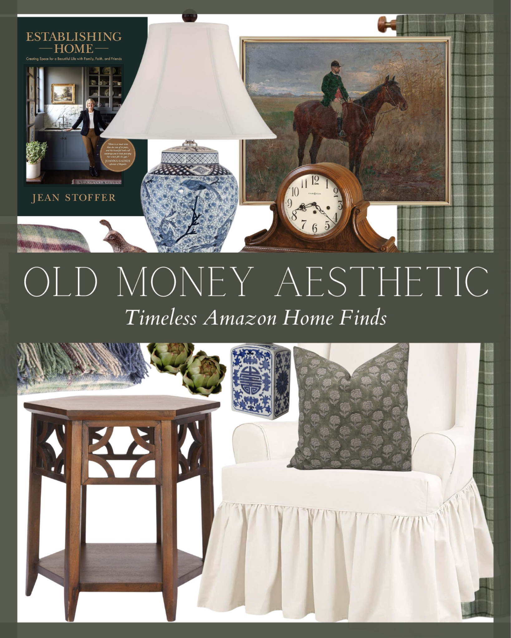 old money aesthetic, living room, meredith hudkins, preppy style, classic home decor, timeless home decor, arched mirror, ornate mirror, curtains, doormat, coffee table, bedroom, entryway, ginger jar, framed art, equestrian art, rattan boxes, throw pillow, accent pillow, clock

#LTKFindsUnder50 #LTKSaleAlert #LTKHome