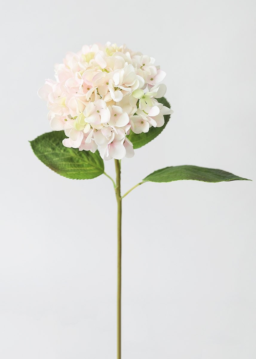Blush Pink Hydrangea Faux Flower - 22" | Afloral (US)