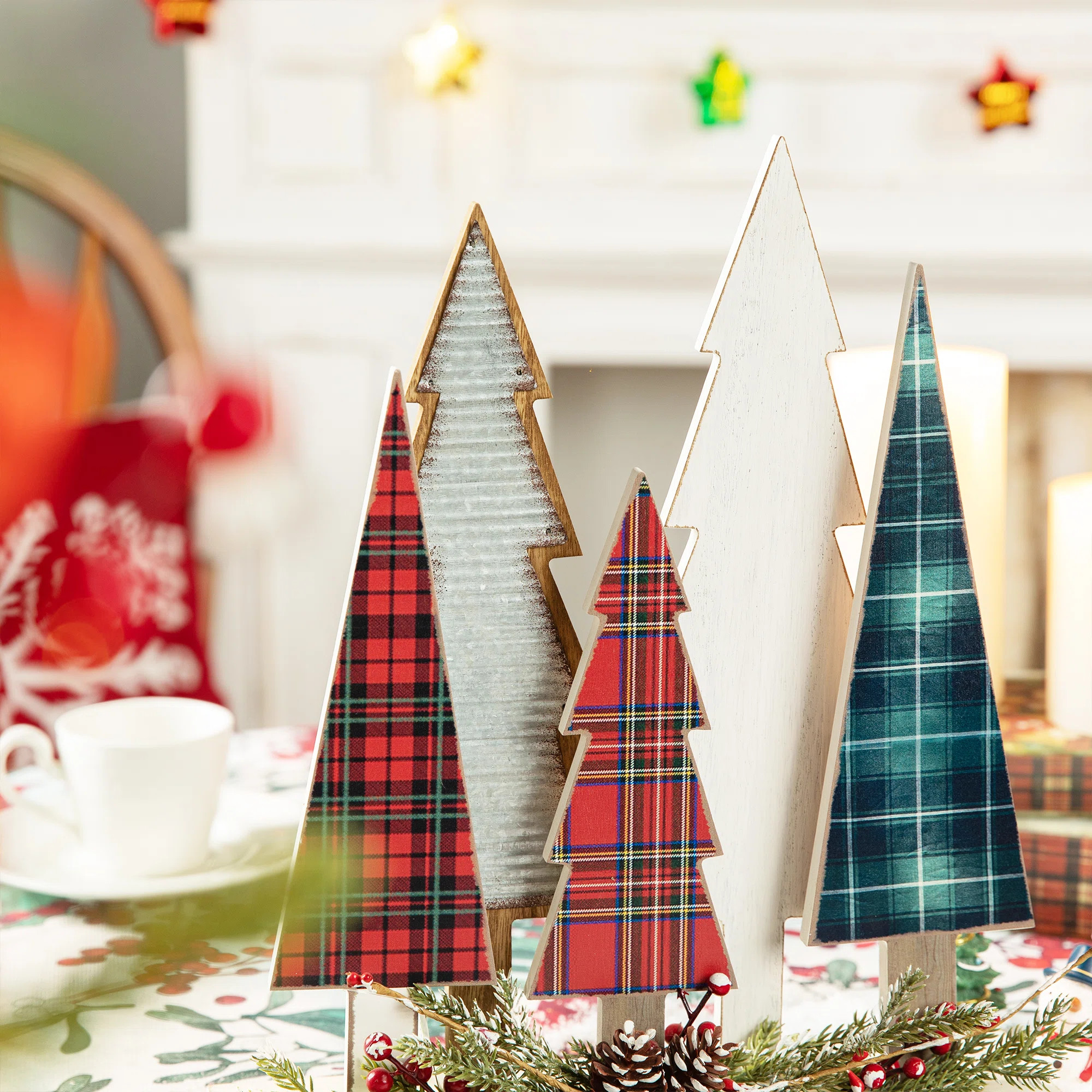 Wooden Christmas Tree Table Décor | Wayfair North America