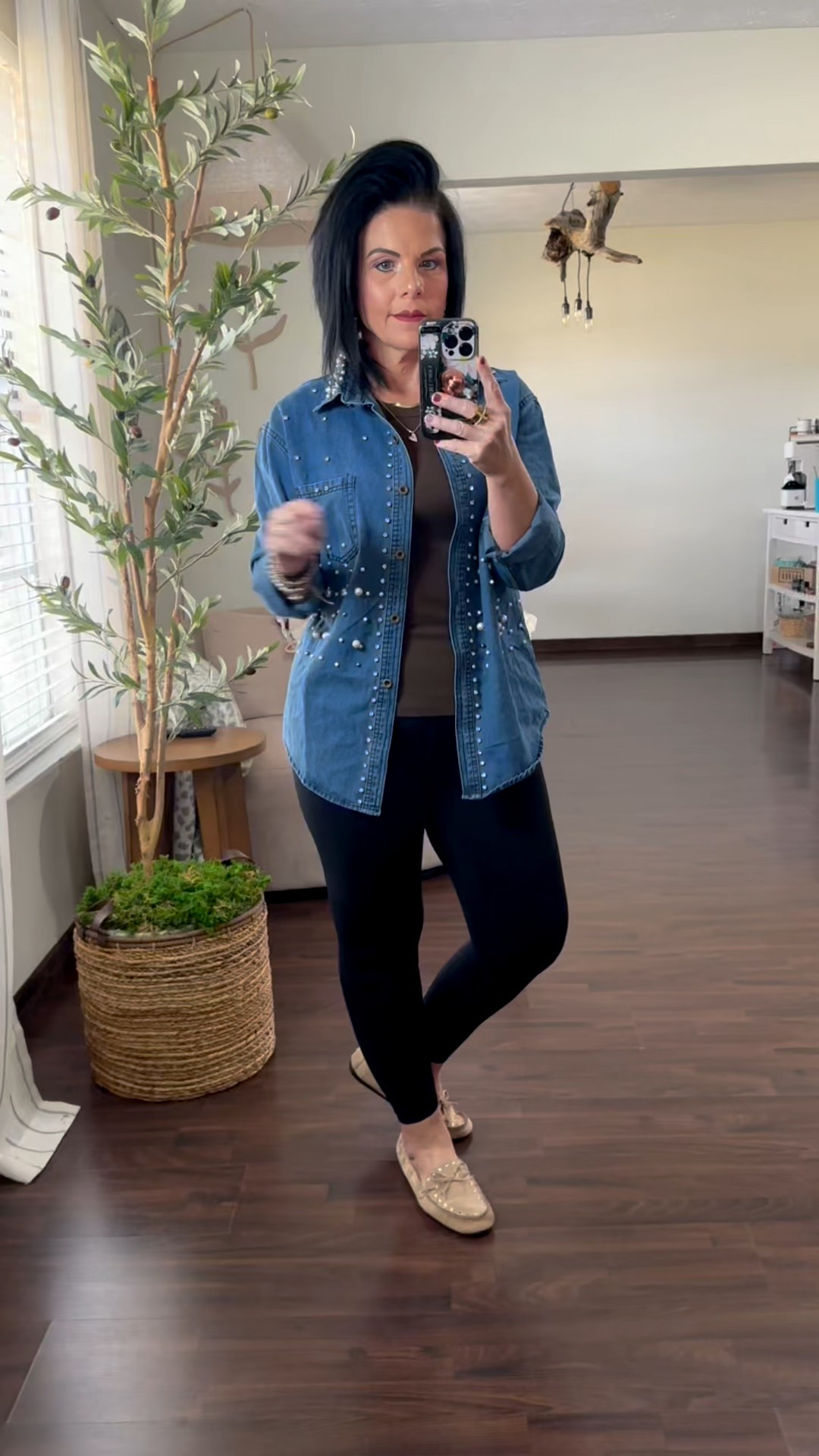 CHICME Women’s Pearl Rhinestone Embellished 2025 Denim Shirt Long Sleeve Button Down Turn Down Collar Casual Jean
Size Small TTS

Time and Tru Women's Rib Tank Top, size small TTS

Colorfulkoala Buttery Soft Leggings for Women - High Waist 7/8 Length Workout Gym Yoga Pants Size Small TTS 

Time and Tru Women's Studded Faux Suede Moccasin Loafers

Time and Tru Goldtone Heart Motif Necklace Set, 2 Pieces






#LTKPetite #LTKFindsUnder50 #LTKOver40