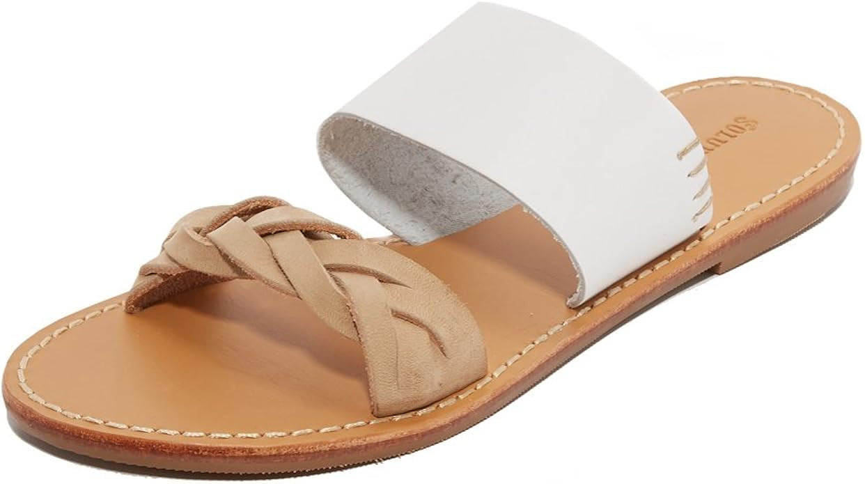 Soludos Braided Slide Sandal Acorn Brown | Amazon (US)