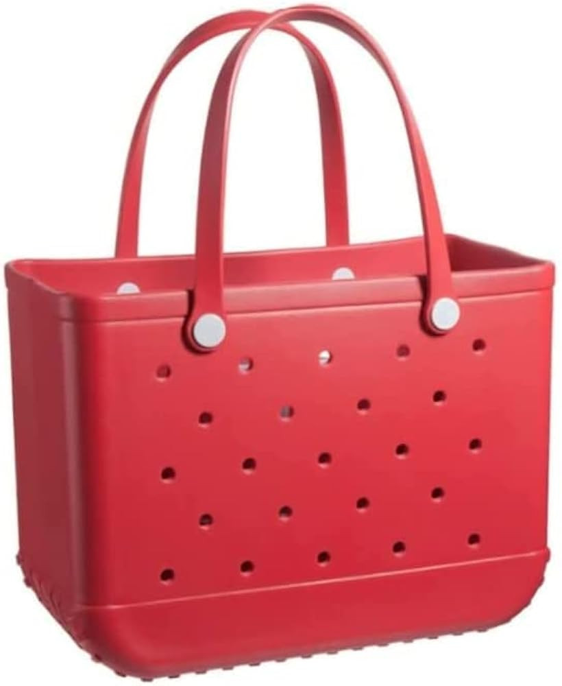 Rubber Beach Bags Washable Waterproof Sandproof Durable Open Silicone EVA Tote Bag for Outdoor Beach | Amazon (US)