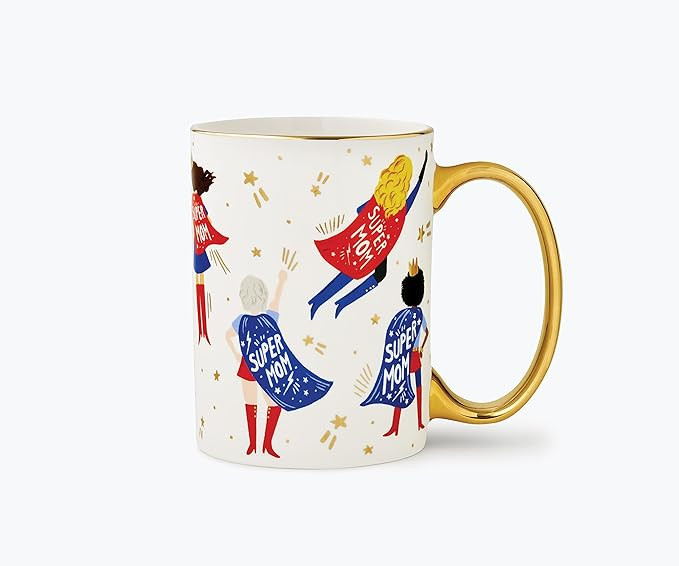 RIFLE PAPER CO. Super Mom Mug, for Everyday Use and Gatherings with Unique Designs, for Friends a... | Amazon (US)