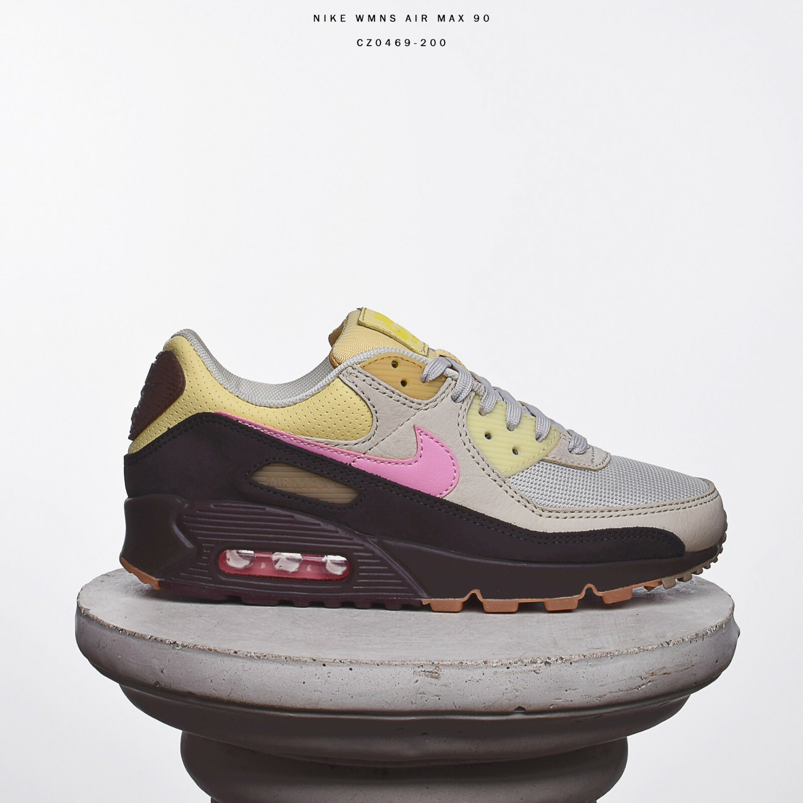 Nike WMNS Air Max 90 Cuban Link Women Lifestyle Shoes New Brown Pink CZ0469-200 | eBay | eBay US