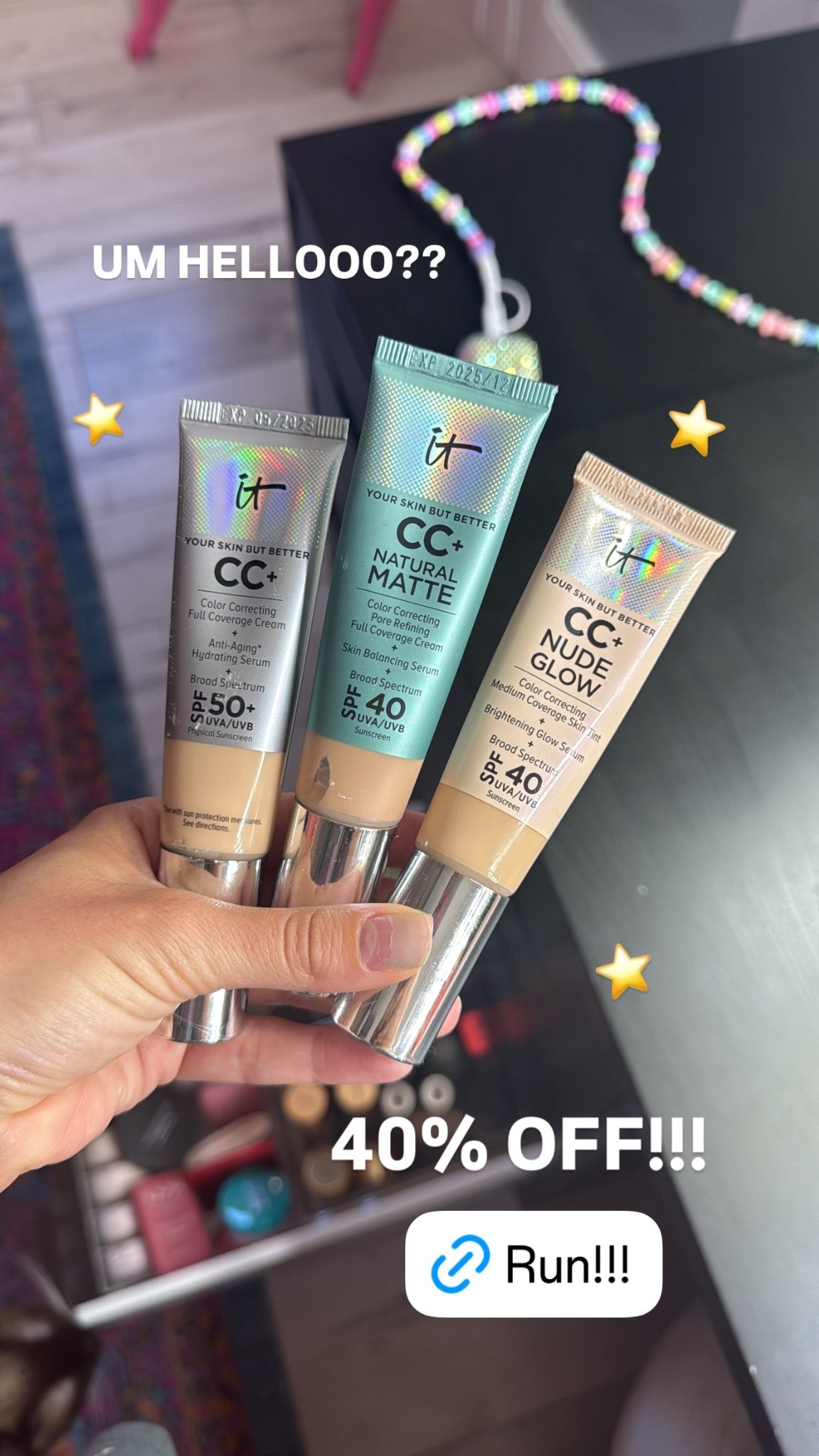 my favorite it cosmetics CC creams are 40% off for Amazon Prime Day!!! 

#LTKStyleTip #LTKFindsUnder50 #LTKBeauty