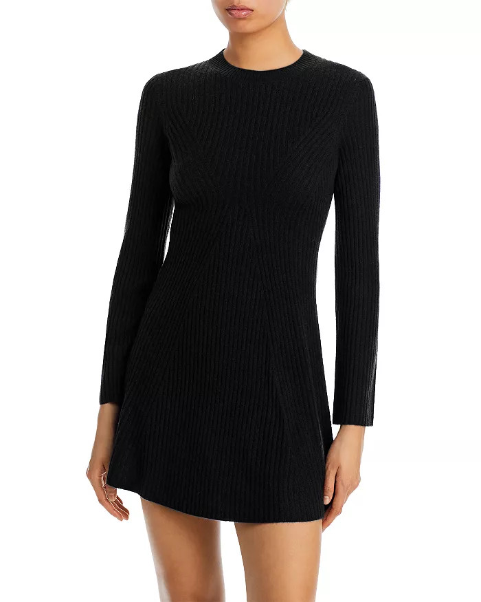 Contour Ribbed Cashmere Mini Dress - 100% Exclusive | Bloomingdale's (US)
