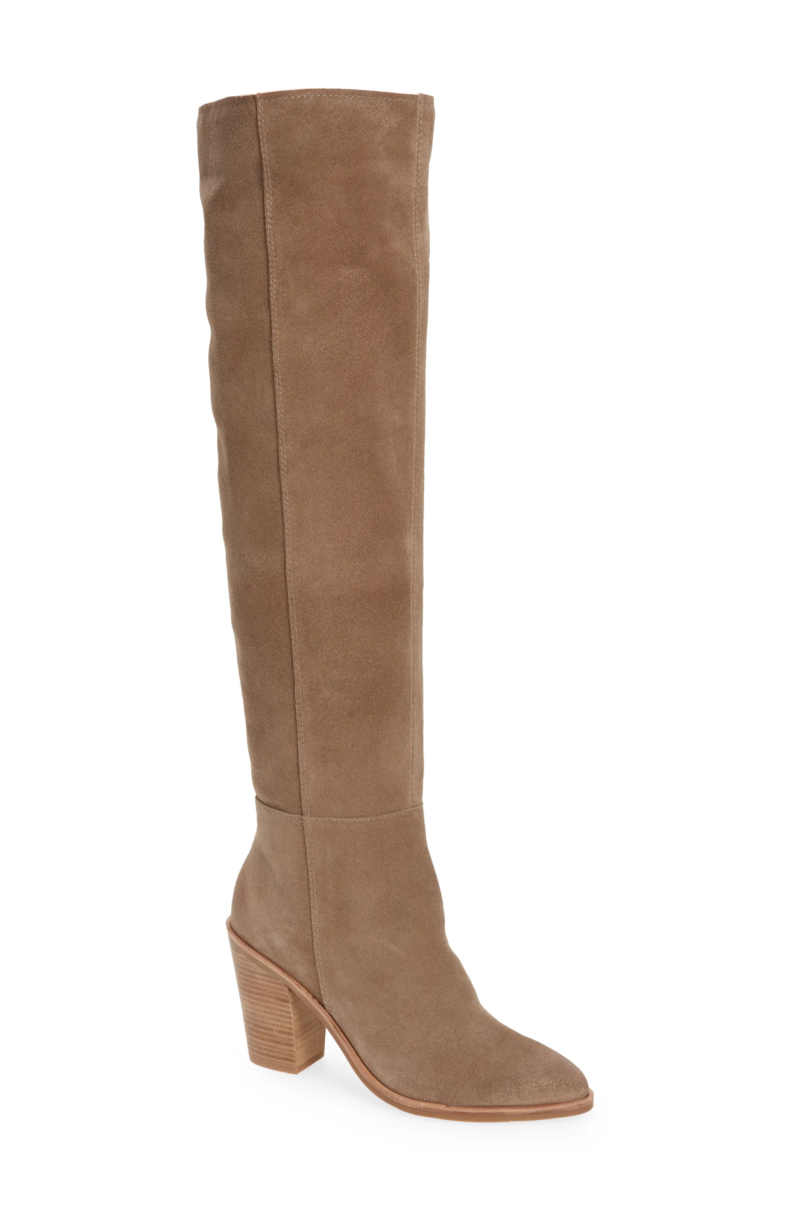 Treasure & Bond Heidi Over the Knee Boot, Size 9.5 in Brown at Nordstrom | Nordstrom