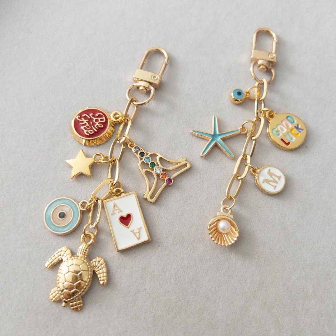 Build Your Own Custom Charm Keychain, Pick Your Charms, Make Your Own Keychain, Custom Bag Charm,... | Etsy (US)