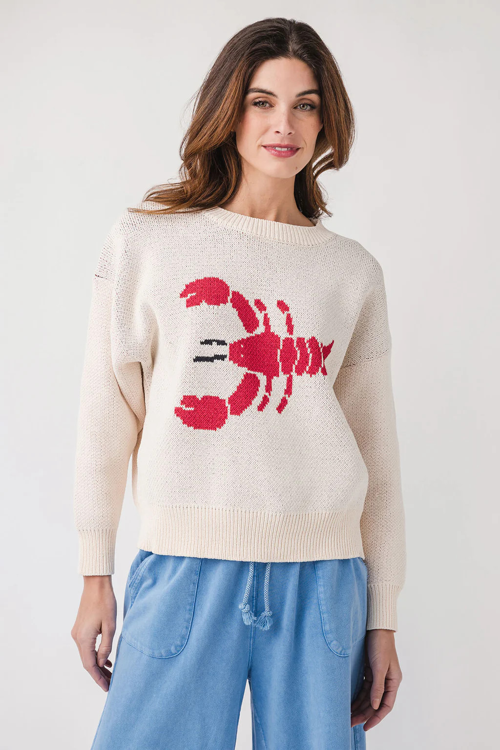 Bailey Rose Lobster Knit Crewneck | Social Threads