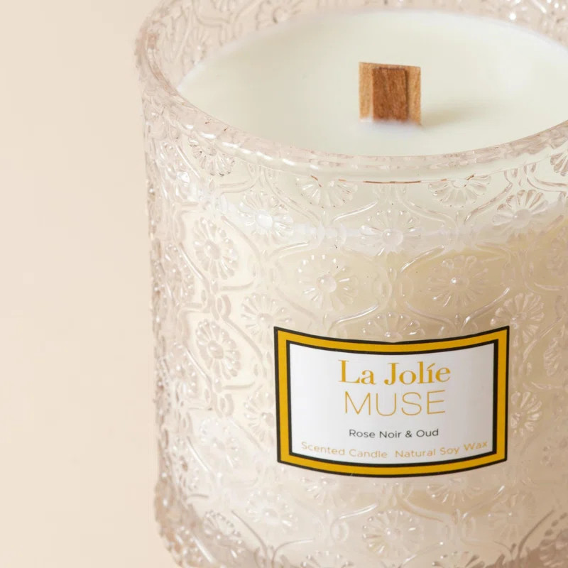 Rose Noir & Oud Scented Jar Candle | Wayfair North America