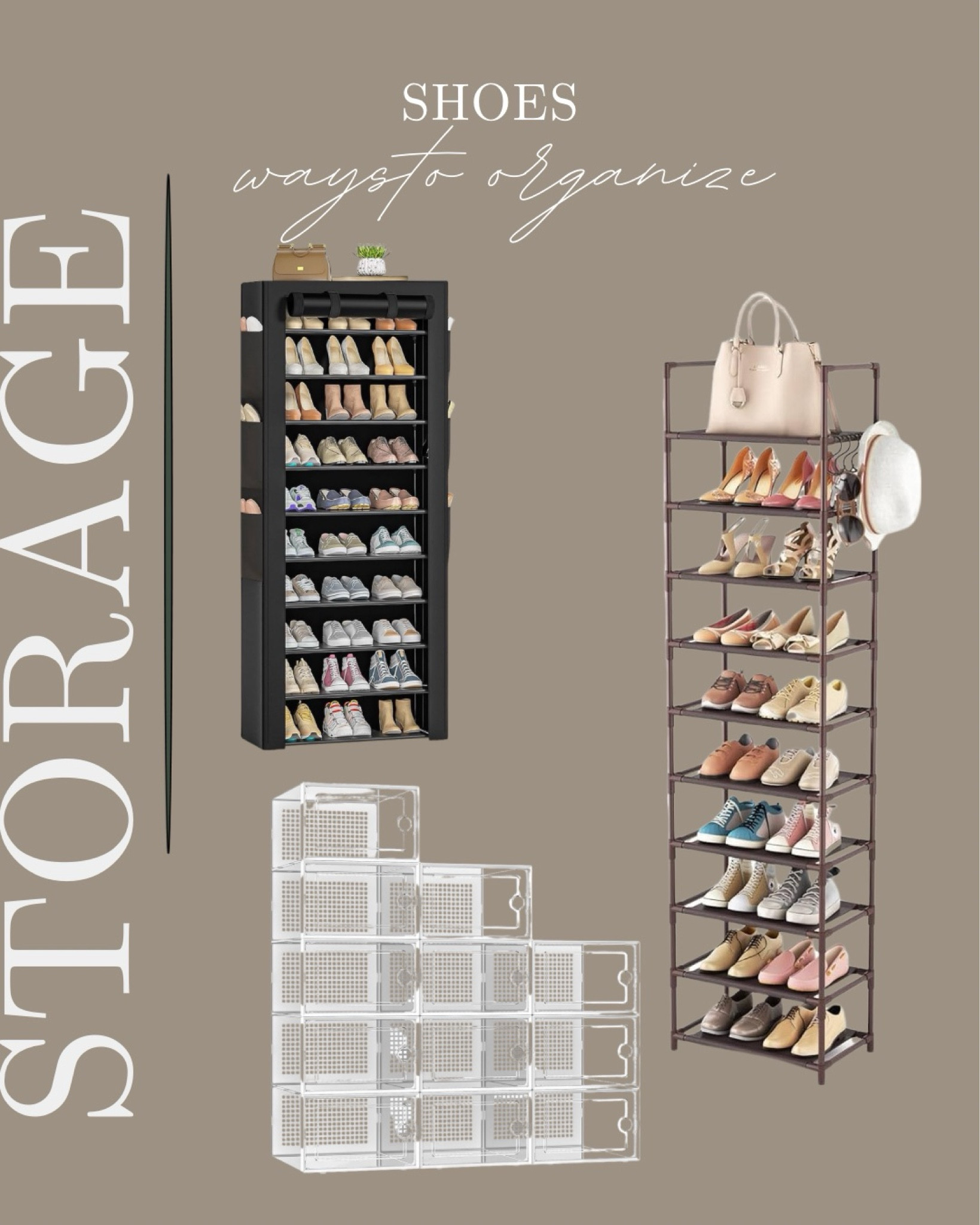 Creative ways to store shoes in a smaller space 

#LTKSaleAlert #LTKStyleTip #LTKShoeCrush