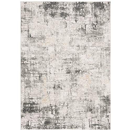 SAFAVIEH Vogue Collection Area Rug - 5'3" x 7'6", Beige & Charcoal, Modern Abstract Design, Non-S... | Amazon (US)