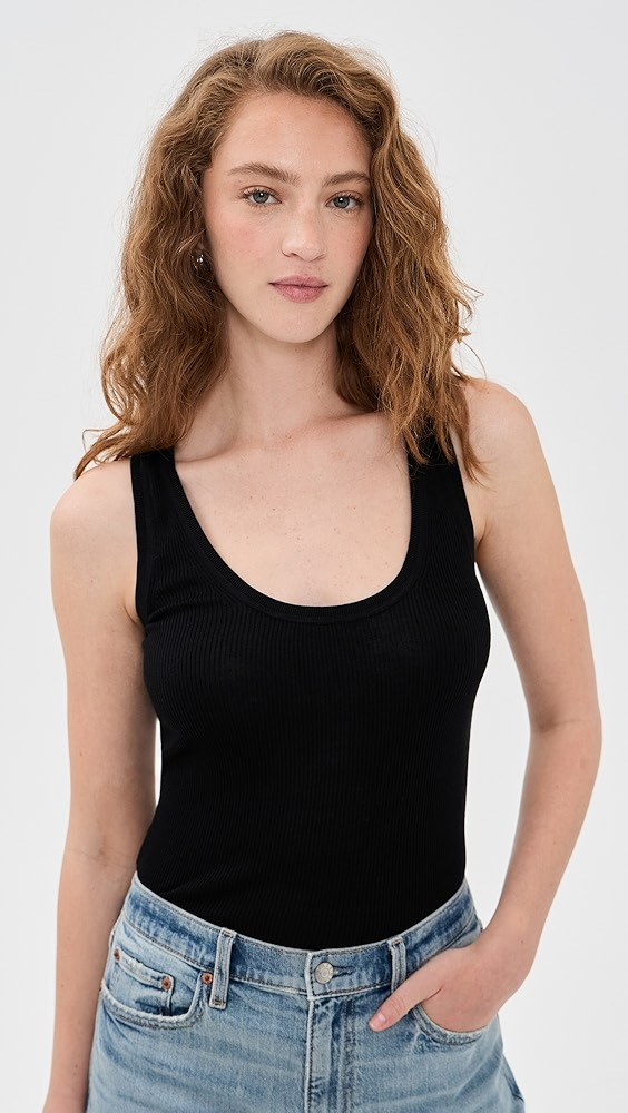 Scoop Neck Rib Tank | Shopbop