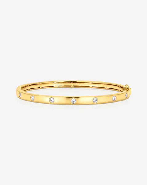Inlay Diamond Bangle | Ring Concierge