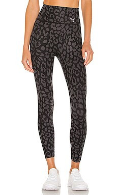 Puma Forever Luxe Ellavate Graphic High Waist 7/8 Tight in Puma Black from Revolve.com | Revolve Clothing (Global)
