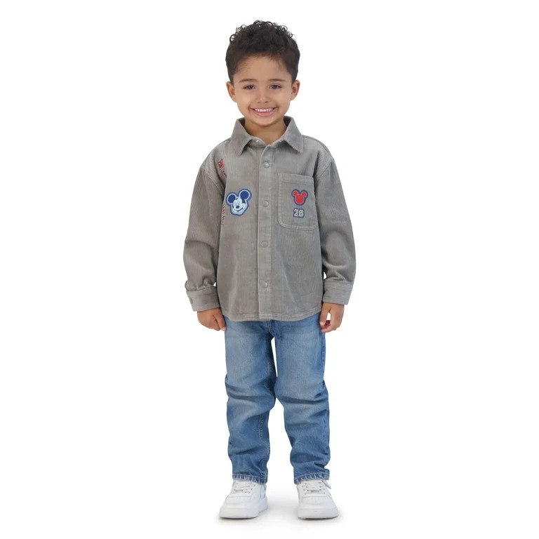Mickey & Friends Toddler Boy Shacket, Sizes 12M-5T | Walmart (US)