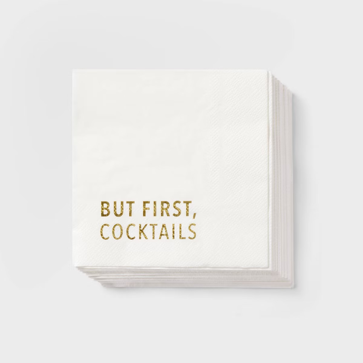 30ct Beverage Napkins 'But First Cocktails' - Spritz™ | Target