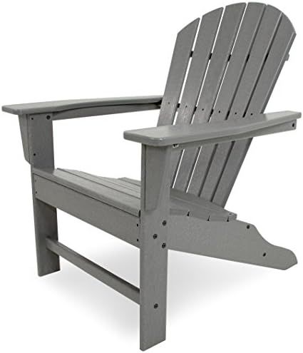 POLYWOOD SBA15GY South Beach Adirondack Chair | Amazon (US)