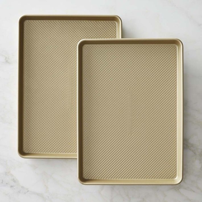 Williams Sonoma Goldtouch® Corrugated Half Sheet Pan | Williams-Sonoma