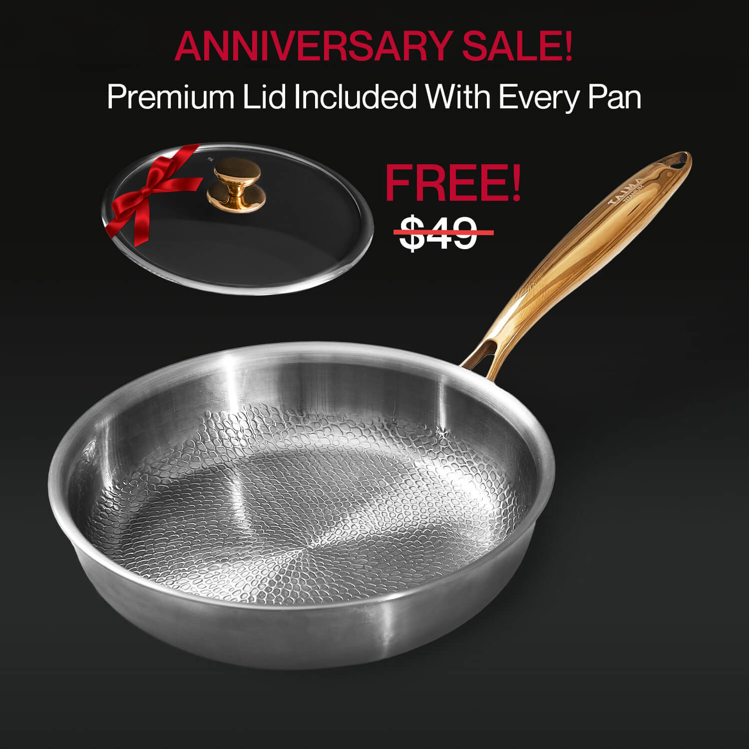 Titanium Frying Pan - Pure Taima\u00ae Titanium Nutri Classic Pan Pro 2.0 | Taima Titanium