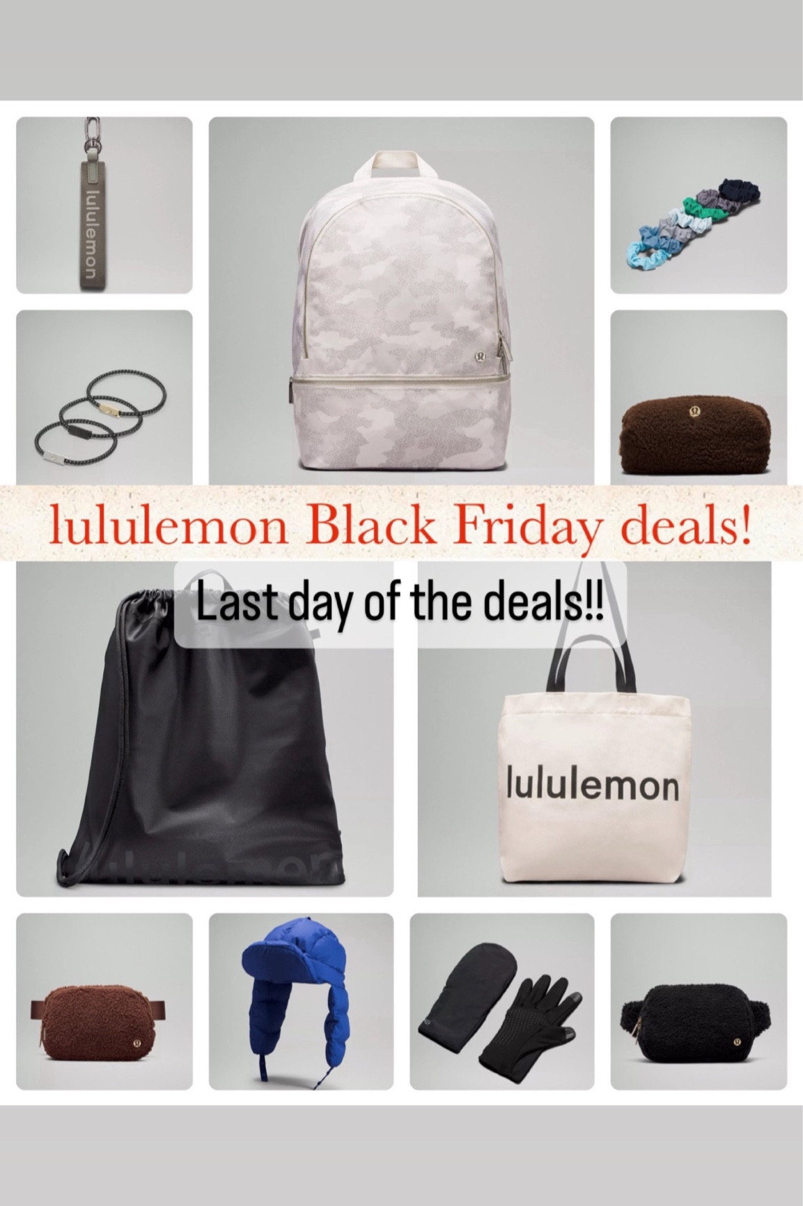 Last day of the lululemon Black Friday deals! 

#LTKsalealert #LTKGiftGuide #LTKCyberWeek