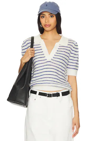 Billie Top in Maritime Shell Strip | Revolve Clothing (Global)