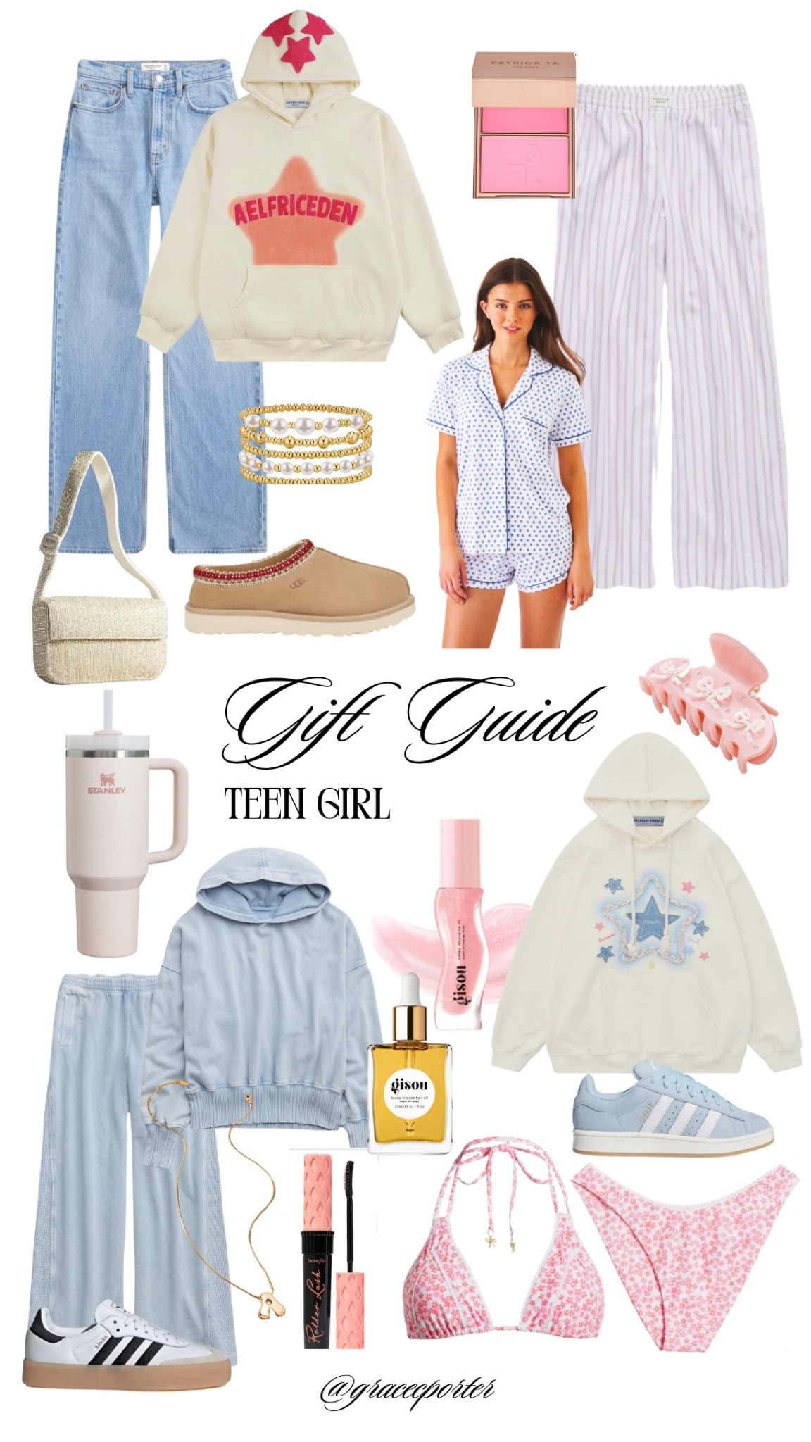 Teen girl gift guide is here!!!🩵✨🎄💝 Your teen will LOVE these Christmas gifts, as I enlisted in the help of my very *picky* 14 yr old sister, who helped me create this! The Aelfric Eden hoodies are a HUGE hit this year ☺️☺️

#LTKStyleTip #LTKHoliday #LTKGiftGuide